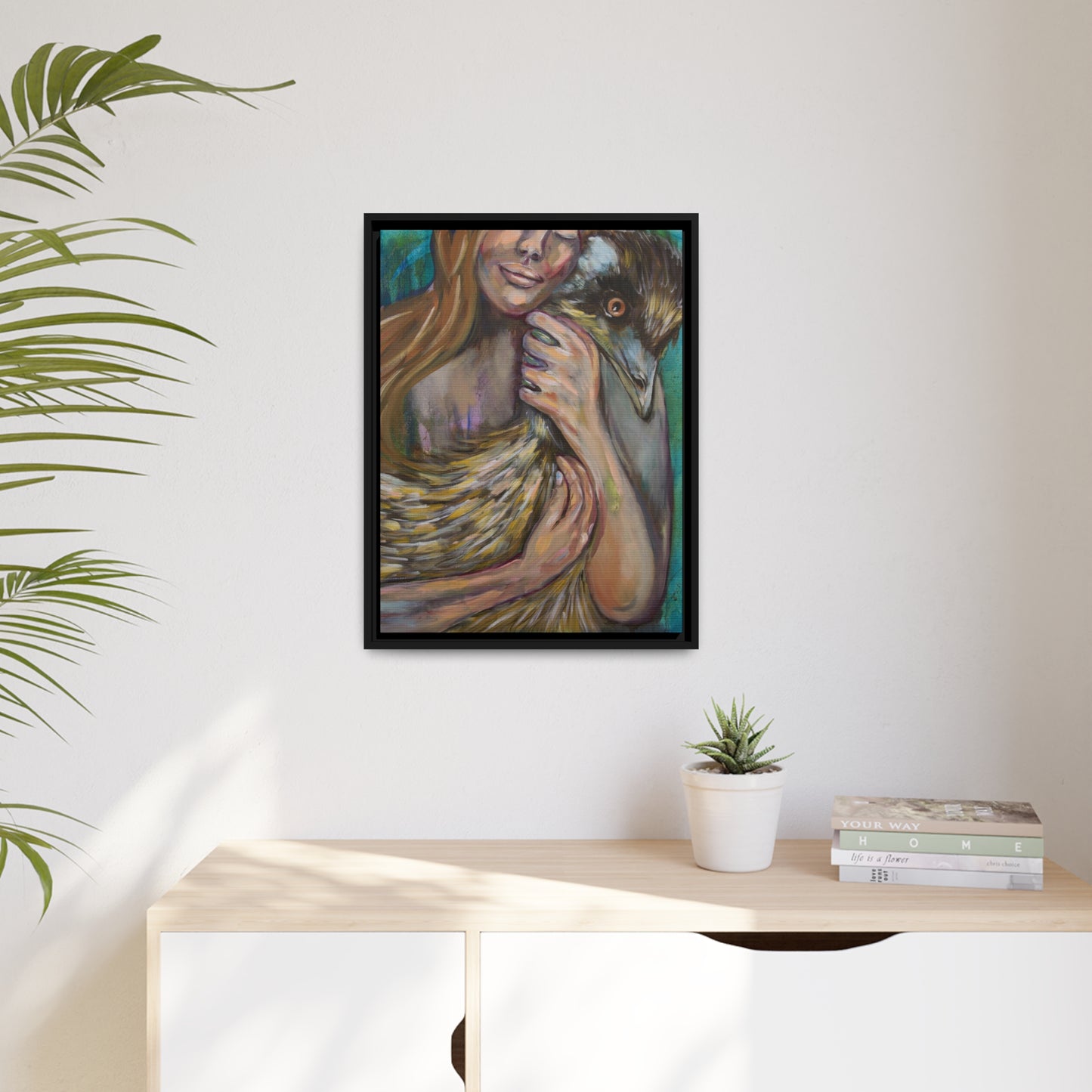 Alway Canvas print with Black Frame