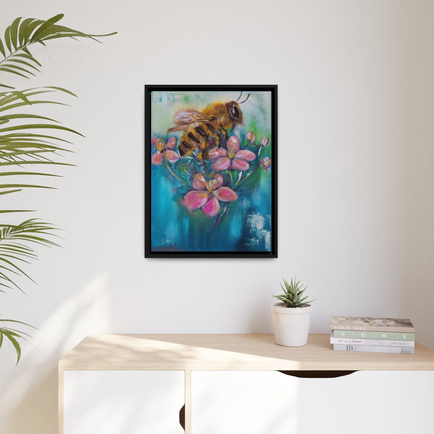 I'm Your Pollinator Canvas Print with Black Frame