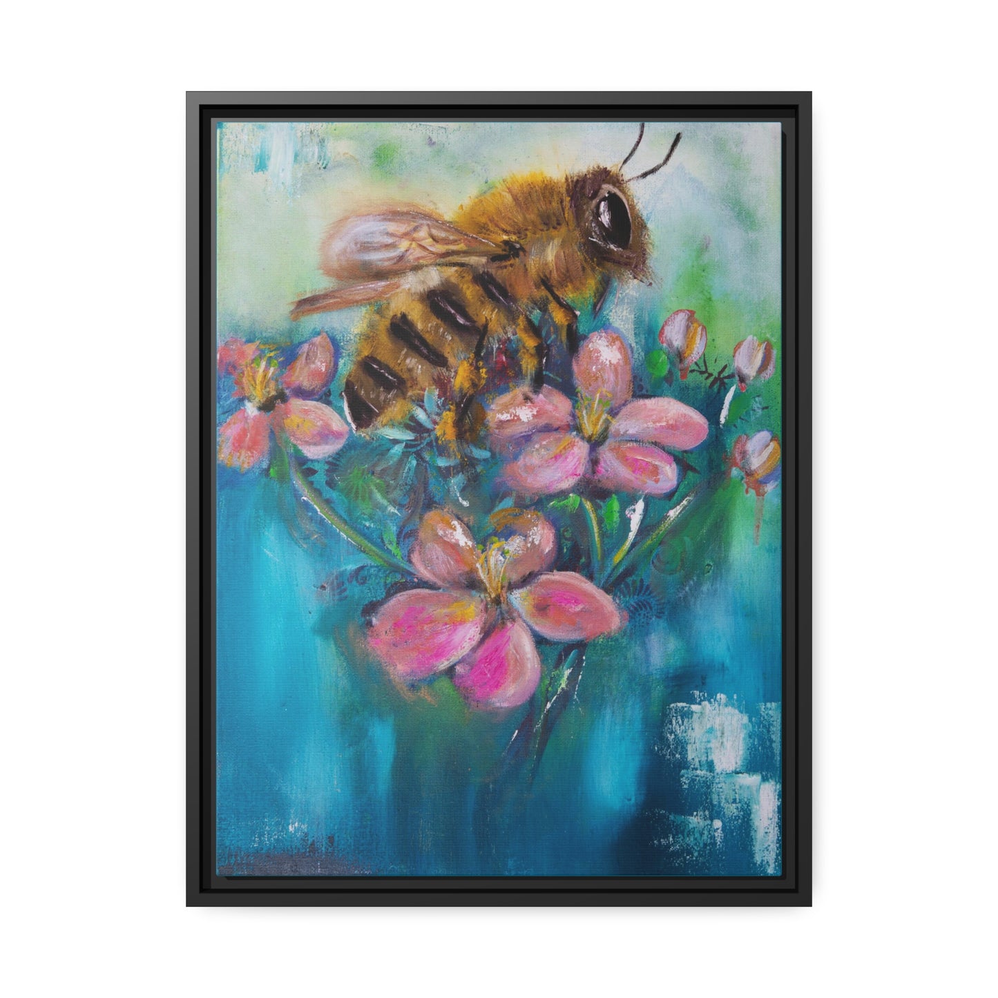 I'm Your Pollinator Canvas Print with Black Frame